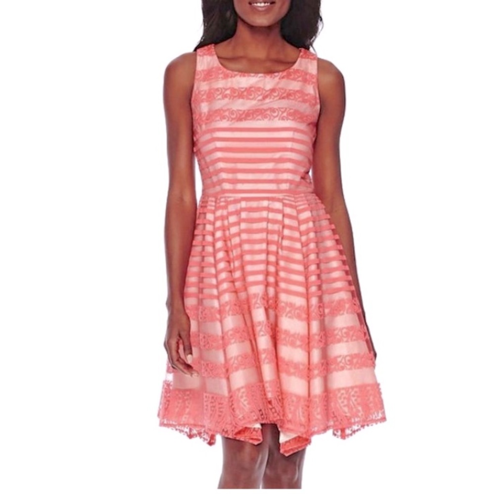 Danny and Nicole Coral Pink dress
